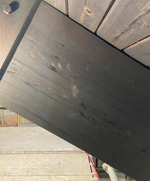 Dry Ice Blasting Church Fire Remediation Before